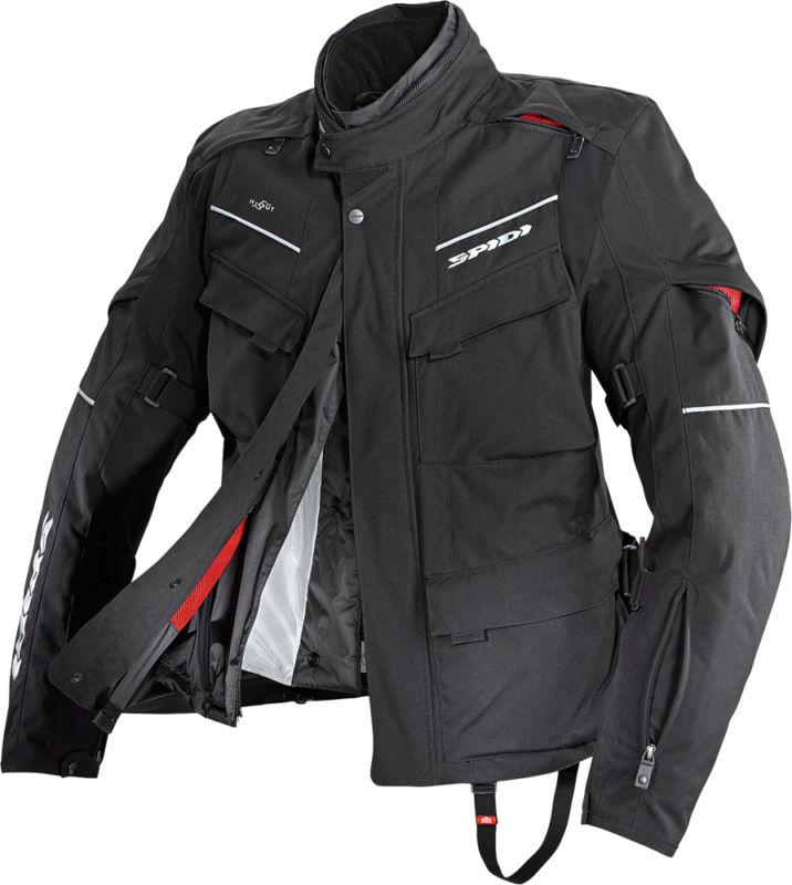 Spidi sport s.r.l. venture h2out motorcycle jacket black large