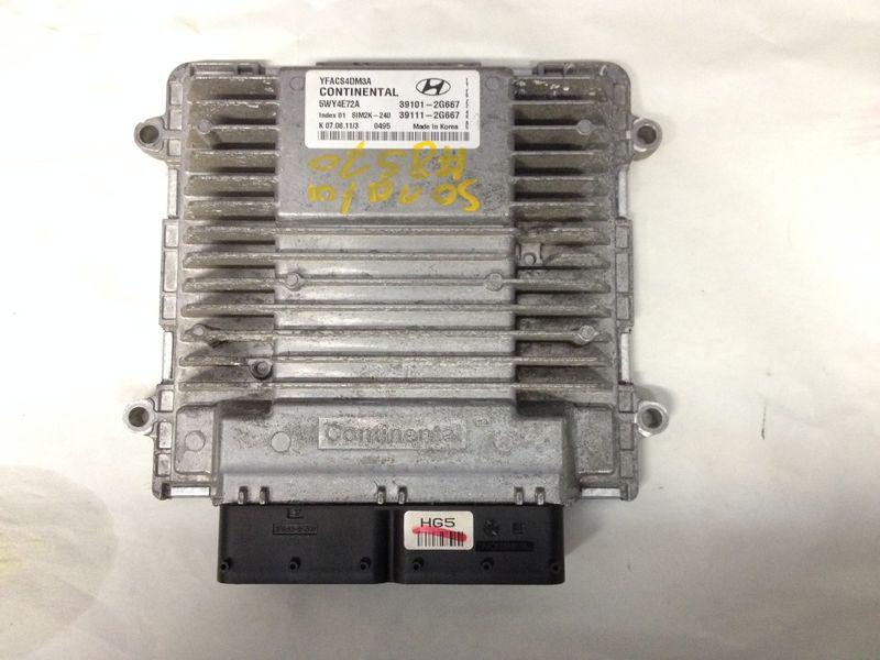 2012 hyundai sonata  2.4l ecm ecu computer 39101-2g667, 39111-2g667