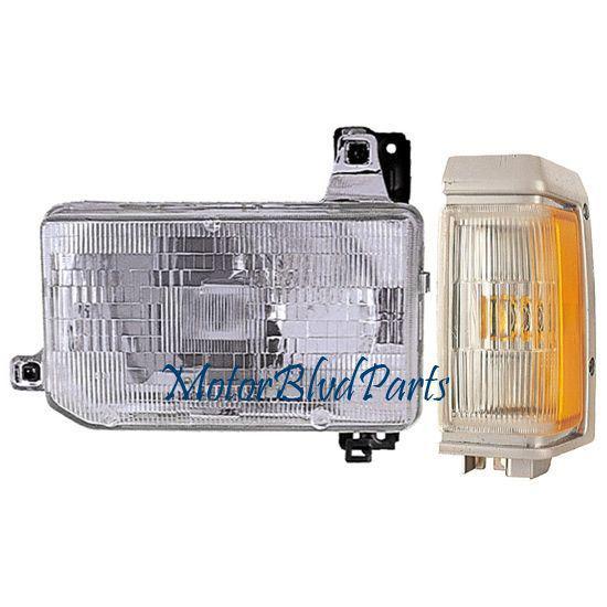 93-95 pathfinder headlight+corner light driver left lh