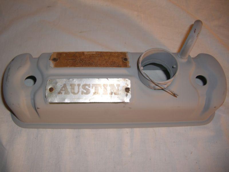 Mg midget -  austin healey sprite  valve cover - sandblasted and gray primered