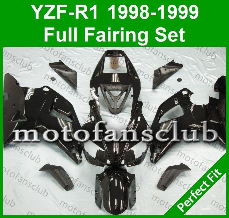 Fit yamaha yzf r1 98 99 yzfr1 1998 1999 1000 fairing bodywork plastics #01 c