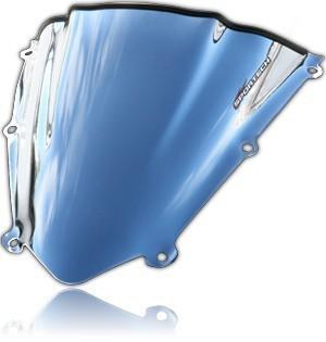 Sportech v-flow chrome series windscreen chrome fits 08-10 suzuki gsxr600