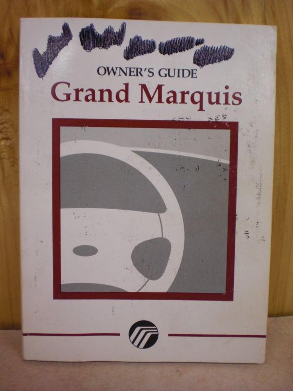 1998 mercury grand marquis owner's manual