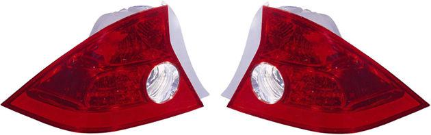 Honda civic coupe 04 05 tail light assembly r+l pair