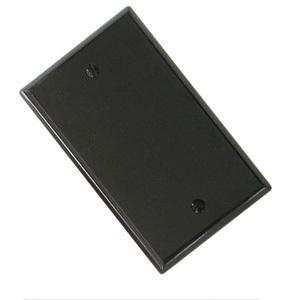 Diamond blank wall plate, brown 52488