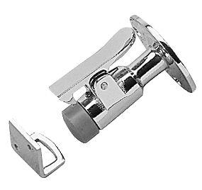 Sea dog door stop & catch chrome brass 222710-1