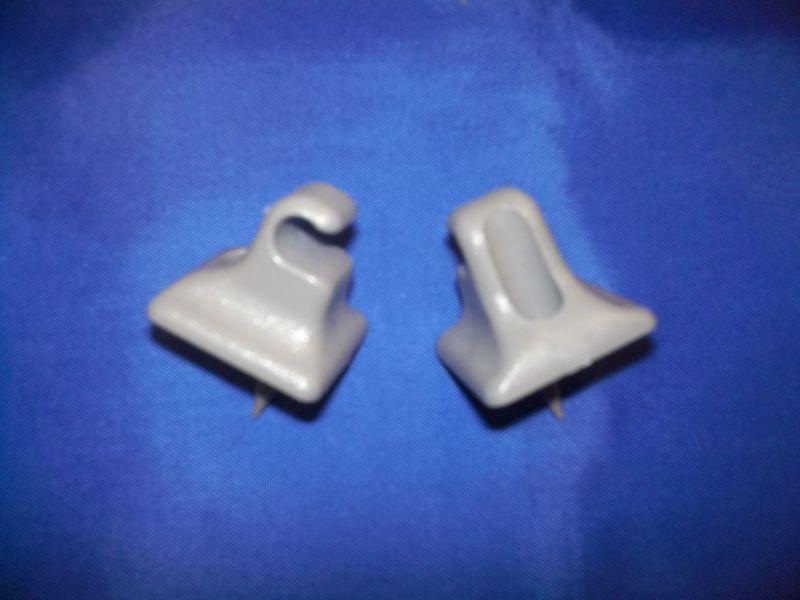 89-04 ranger mustang f150 f250 f350 ford truck sunvisor clips pair gray