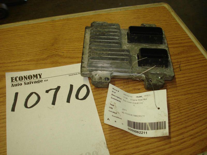 Chevrolet aveo engine brain box elec cont unit (ecu) 09 10 11