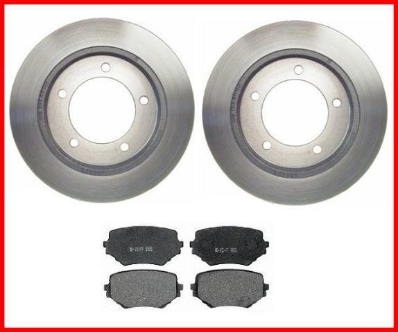 1996-1998 sidekick sport 1.8 brake disc front rotors & pads 31188 md680