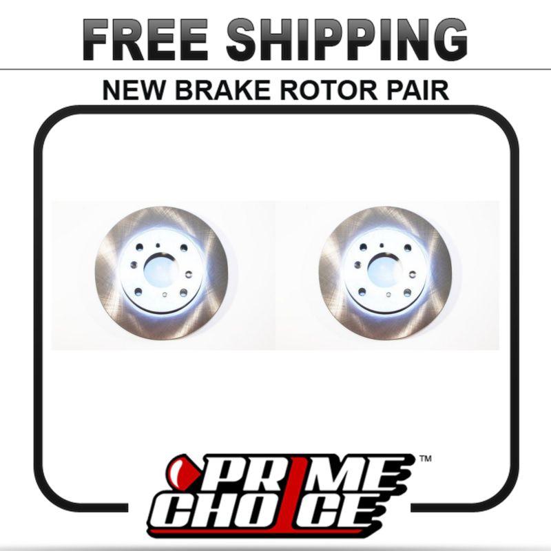 Pair of 2 premium front disc brake rotors new set kit for left and right side