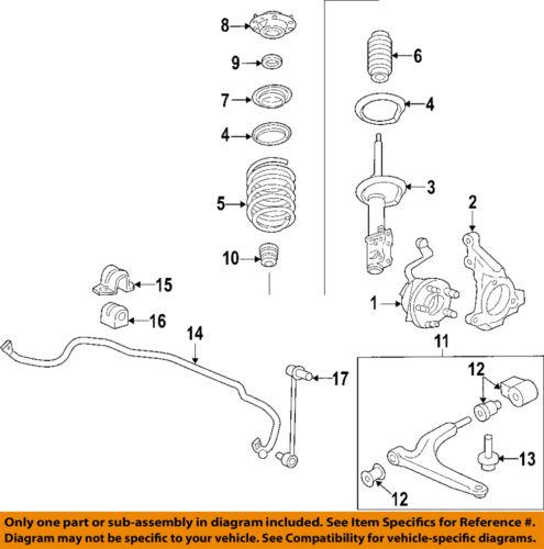 Gm oem 22670300 sway bar link/suspension stabilizer bar link