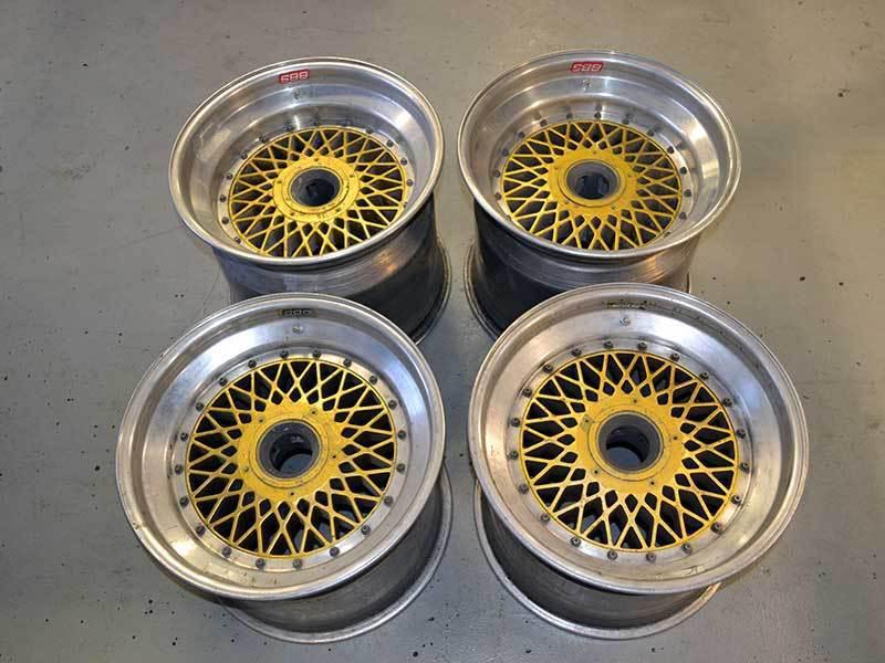 Bbs 17" wheels for porsche 962