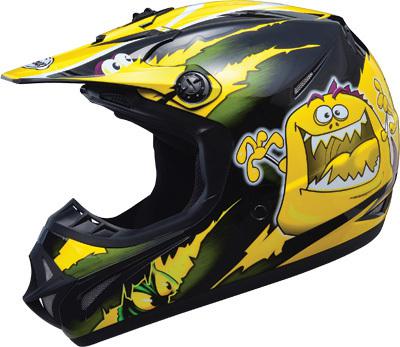 Gmax gm46y-1 kritter ii helmet yellowlow/black yl g3462232 tc-4