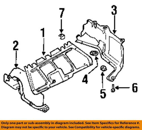 Volkswagen oem n0154581 splash shields-side cover u-nut