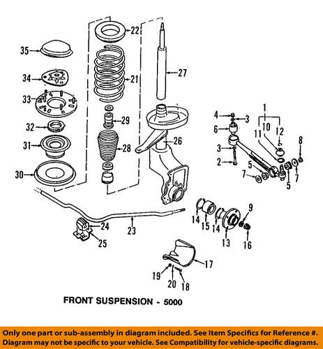 Volkswagen oem n  90635001 suspension stabilizer bar link nut/chassis component