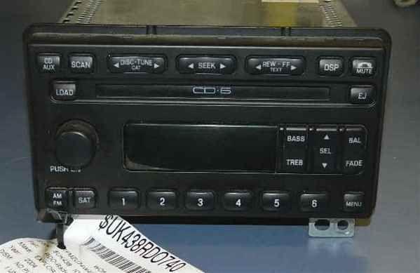 04 05 explorer mountaineer 6-disc cd player radio oem