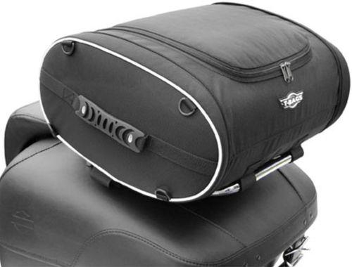 New t-bags accordion bag nylon tail bag, black,