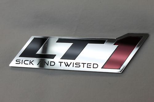 93-97 camaro firebird zr1 style lt1 fender emblem red