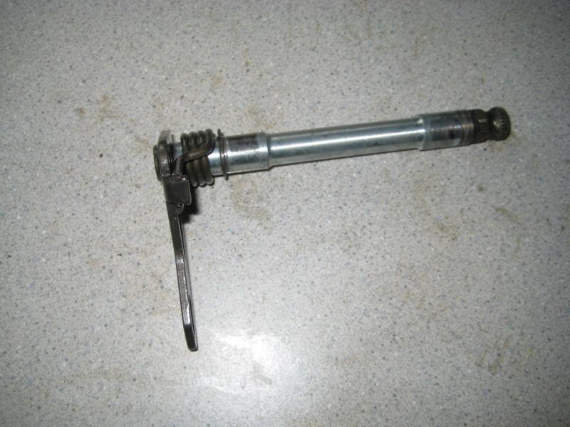 Honda cr125 shift shaft assembly