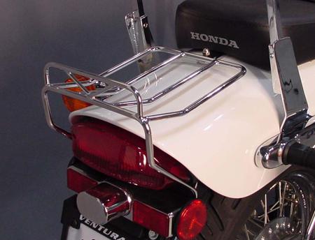 Mc enterprises fender mini rack deluxe rear chrome honda shadow vlx 1999-2007