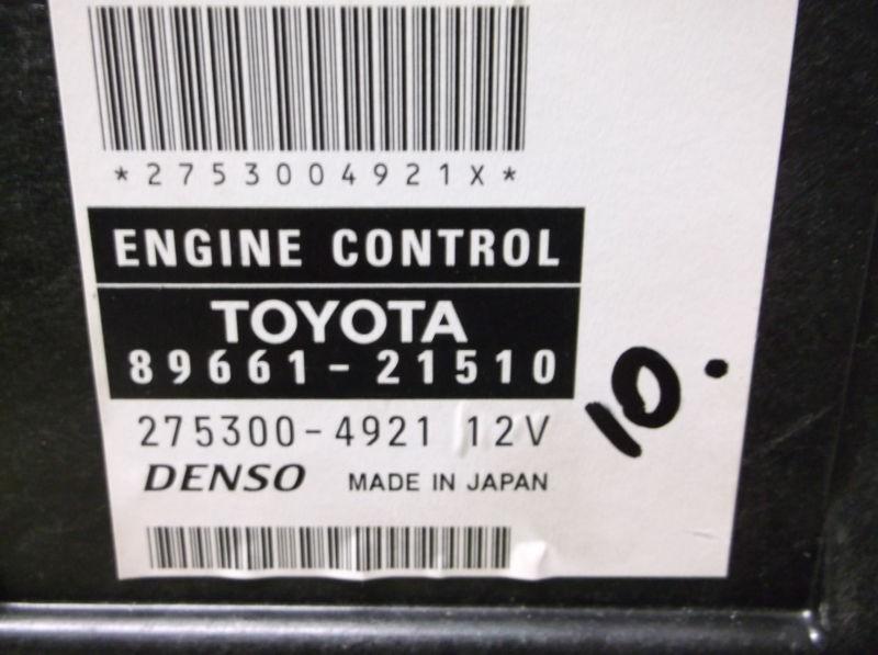 09-10 scion tc m/t. engine control module..ecu..ecm..pcm