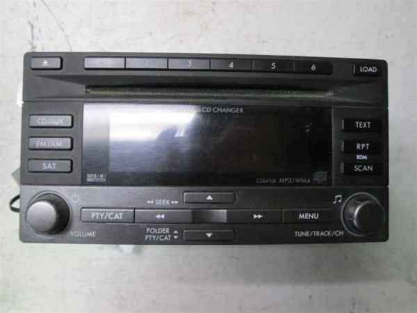 08-11 subaru impreza 6 cd mp3 cz641u6 radio oem