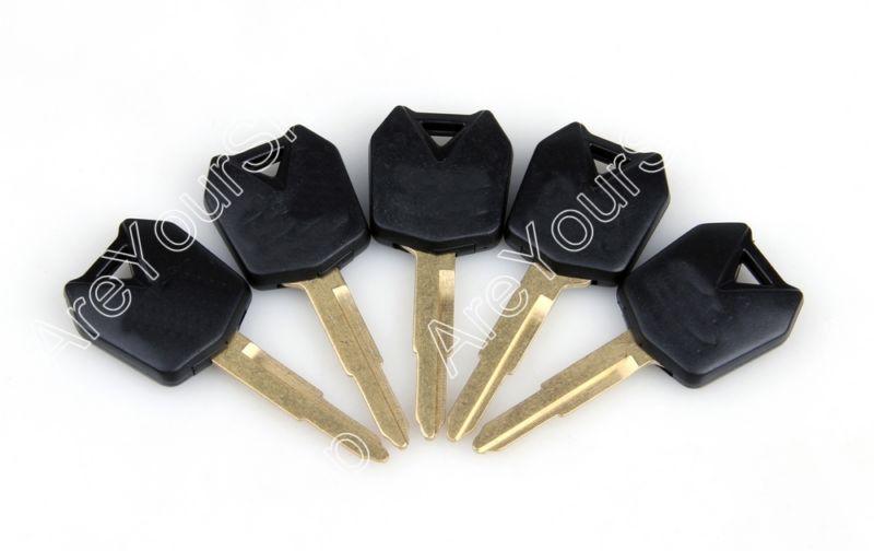 5pcs blade blank key motorcycle kawasaki zx 6r 9r 10r 12r 14r zzr zrx zxr vn blk