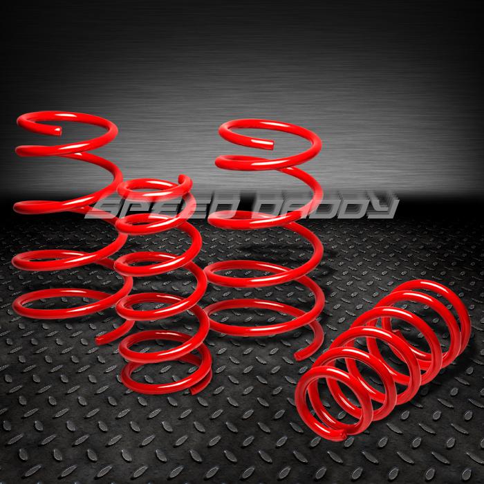 2" drop suspension lowering springs/spring 90-99 toyota celica gt/st t200 red