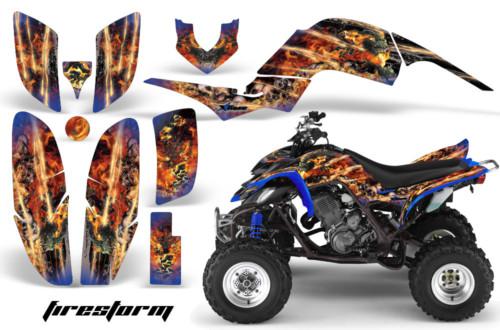 Amr racing atv quad graphic sticker kit yamaha raptor 660 part free us shipping!