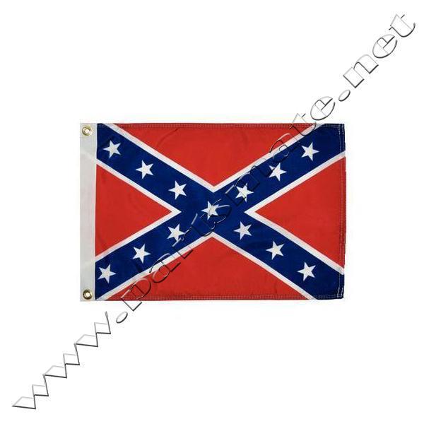 Taylor 1418 confederate ensign - dyed / flag 12x18 confed battle