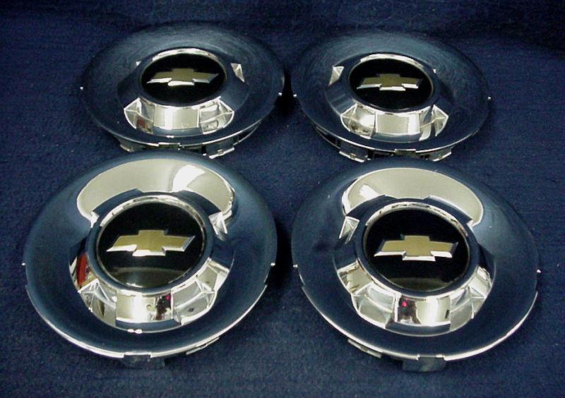 Chevy avalanche silverado suburban tahoe 09-13 chrome center caps - set of 4 