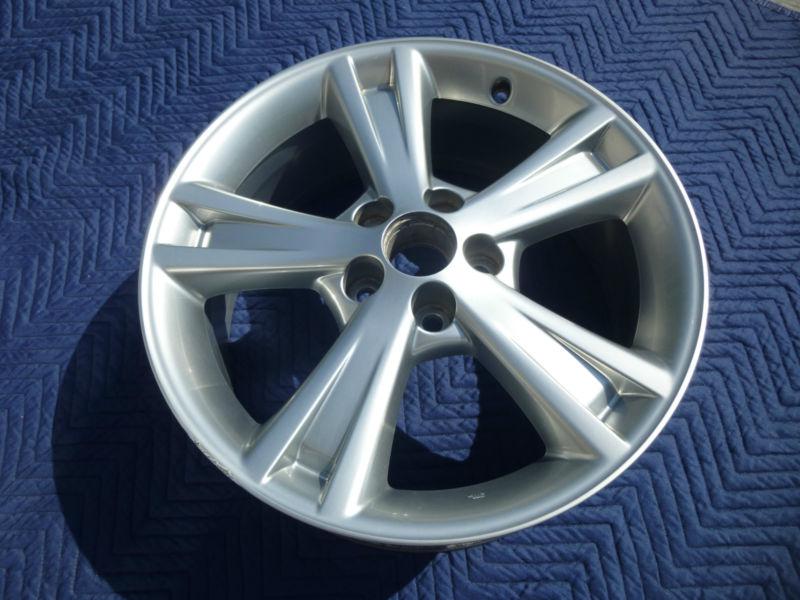 Lexus rx rx400h 18" factory oem rim wheel hollander 74180 hypersilver, good cond