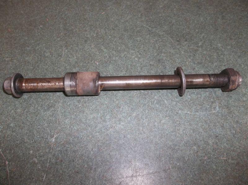 1977 honda minitrail 50 z50a mini trail original front axel axle & spacer 