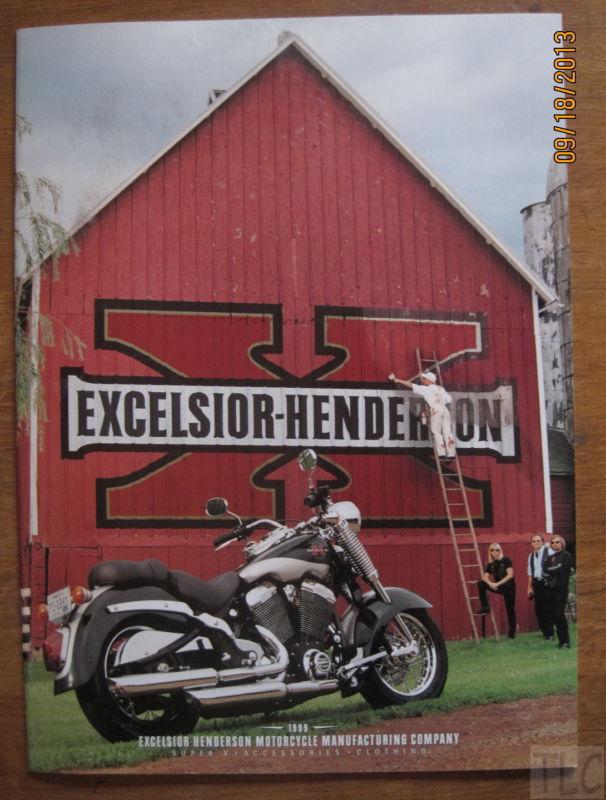 Excelsior henderson 1999 accessories catalog new