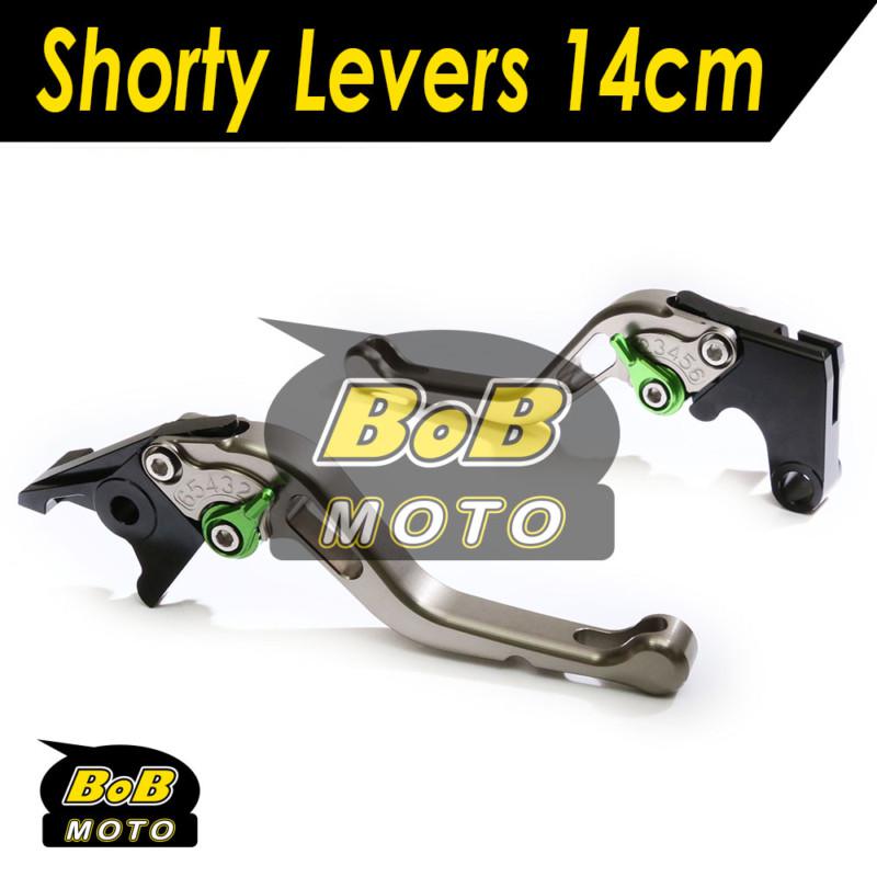 Honda cbf 1000 06 07 08 09 titanium short clutch brake levers set tisgr