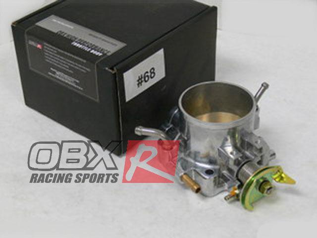 Obx throttle body 92-00 civic d15b2 d16z d16y 68mm polish silver color