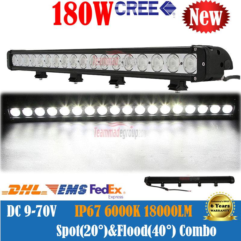 180w 30inch cree led work light bar offroad lamp 4wd boat mining truck 300w/240w