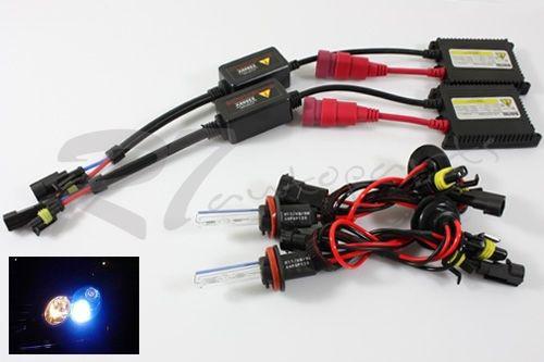 H11 h8 h9 jdm 10000k blue slim ballasts xenon hid low beam lights conversion kit