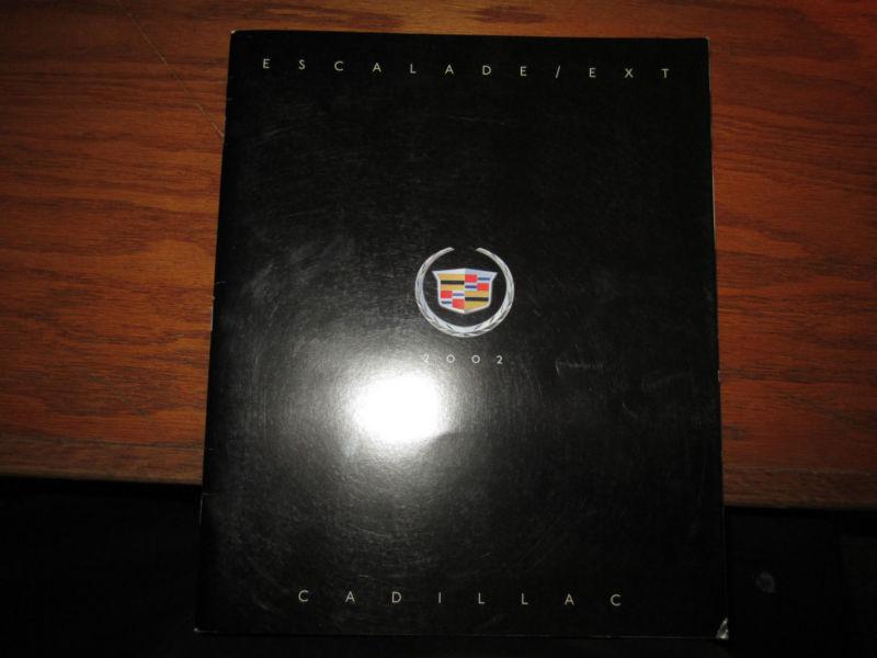 2002 cadillac escalade/ext brochure