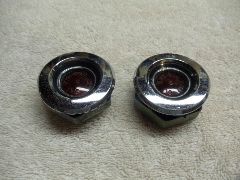 ~2~vintage~ 1968 dodge coronet/charger/dart gts q panel marker lights/housings~