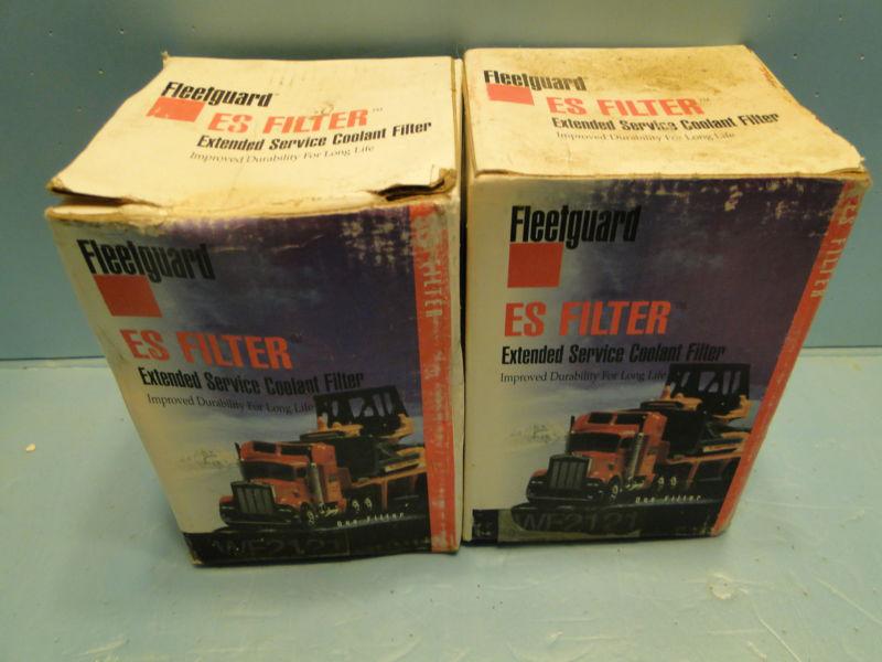 Lot of 2 fleetguard coolant filters nos # 2121