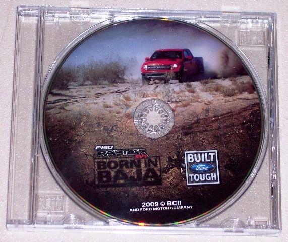 New in case ford f150 svt raptor born in baja literature brochure dvd video!