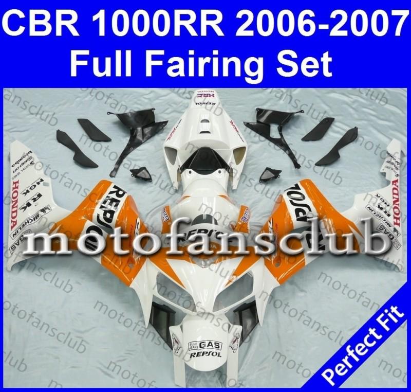 Fit honda cbr1000rr 06 07 cbr 1000 rr 2006 2007 fairing bodywork #53 c