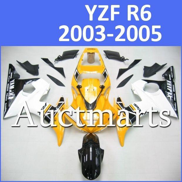 Fit yamaha yzf r6 03 04 05 ( or r6s 06 07 08 09 ) fairing kit bodywork d11 f3