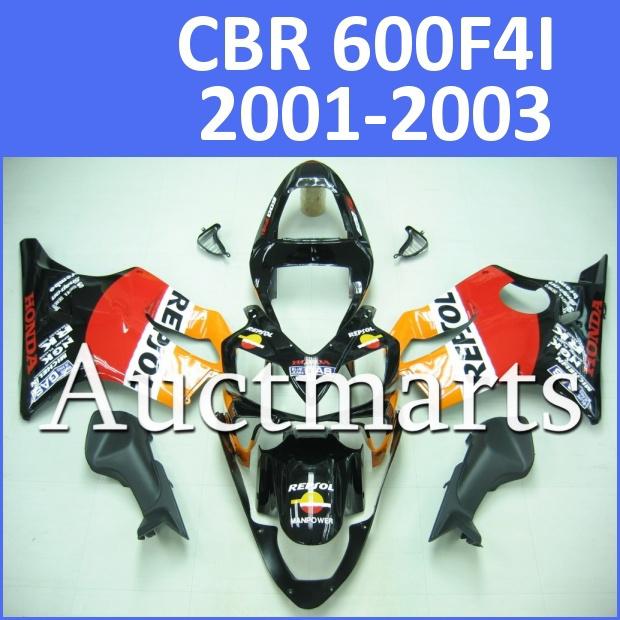 Fit honda 01 02 03 cbr 600f f4i 2001 2002 2003 fairing kit abs plastics d11 c3