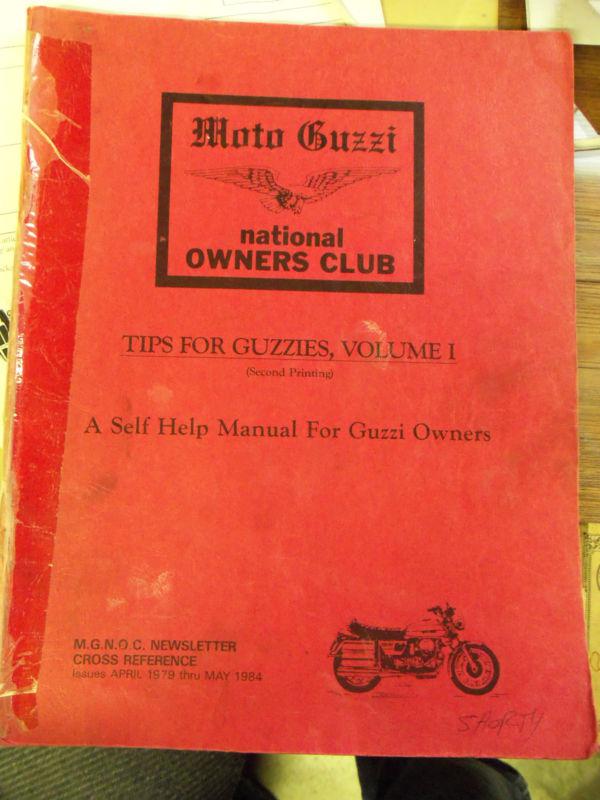 Moto guzzi owners club tips book vol 1