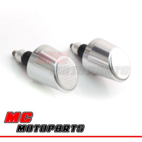 Silver slope cut racing bar ends bmw s1000rr 2009 2010 2011 2012 2013