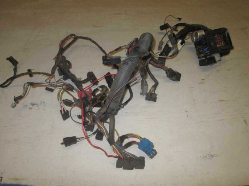 Jeep wrangler 1989 under dash wiring 2.5l 5 speed with fuse block 4 cylinder 780