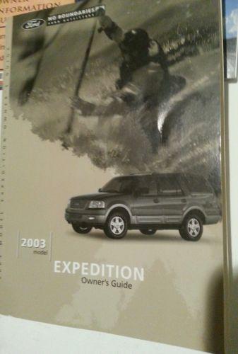 2003 ford expedition owners manual