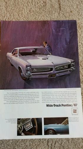 1967 pontiac gto magazine picture ad 